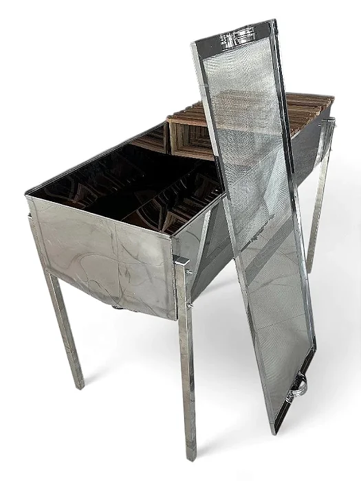 Mesa desoperculadora 32 Quadros Padrão Langstroth Em inox