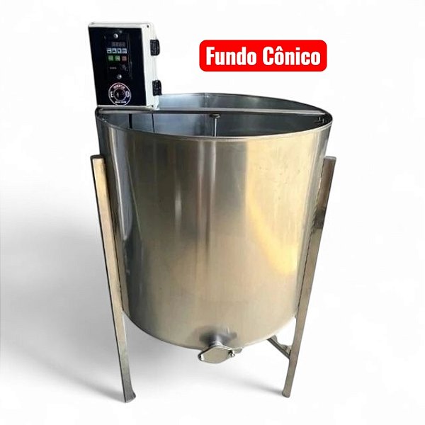 Centrifuga Mel Elétrica 32/12 Fundo Cônico para Quadros Melgueira e Ninho Padrão Langstroth
