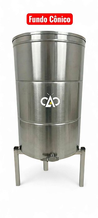 Decantador para Mel 100 Kilos Fundo Cônico em Inox