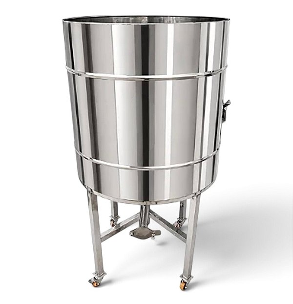 Decantador para Mel 300kg Fundo Cônico Invertido em Inox