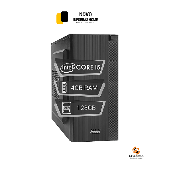 PC Intel Core i5 • 4GB RAM • SSD 128GB • Rápido e Econômico