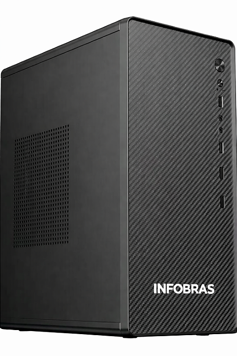 Computador INFOBRAS Desktop | Intel Core i3 8ª Geração | 8GB RAM | SSD 256GB