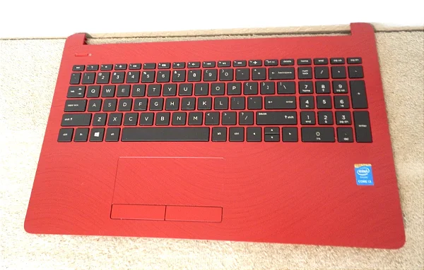 PALMREST C/TECLADO DO HP CB14 G7 VERMELHO