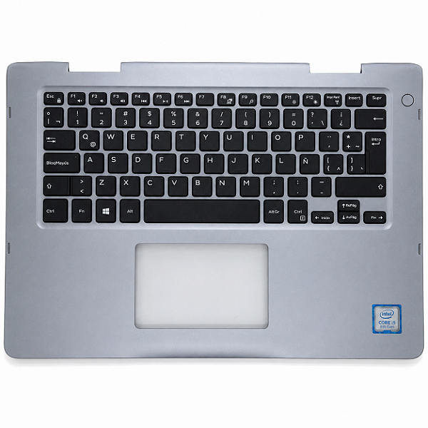 PALMREST COM TECLADO DELL INSPIRON 14 5481 / 5482 (PG3G) – COM ADESIVO ORIGINAL INTEL CORE i5 8ª GERAÇÃO