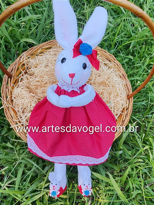 Coelha Pantufinha Vermelha