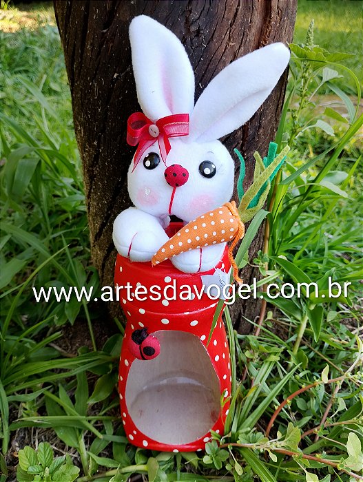 Coelha Bomboniere Vermelha