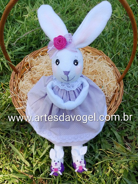 Coelha Pantufinha Lilás