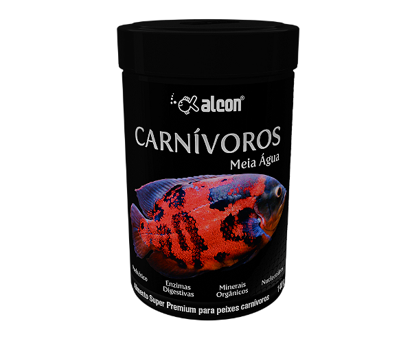 ALCON CARNIVOROS MEIO ÁGUA 140 G