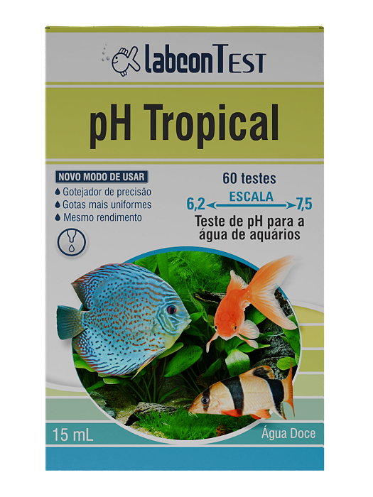 LABCON TEST pH TROPICAL 15 ml - 60 Testes