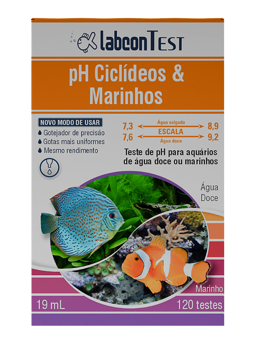 LABCON TEST pH CICL. E MARINHOS 19ml