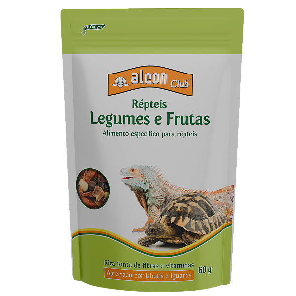 ALCON CLUB RÉPTEIS LEGUMES E FRUTAS 60 g