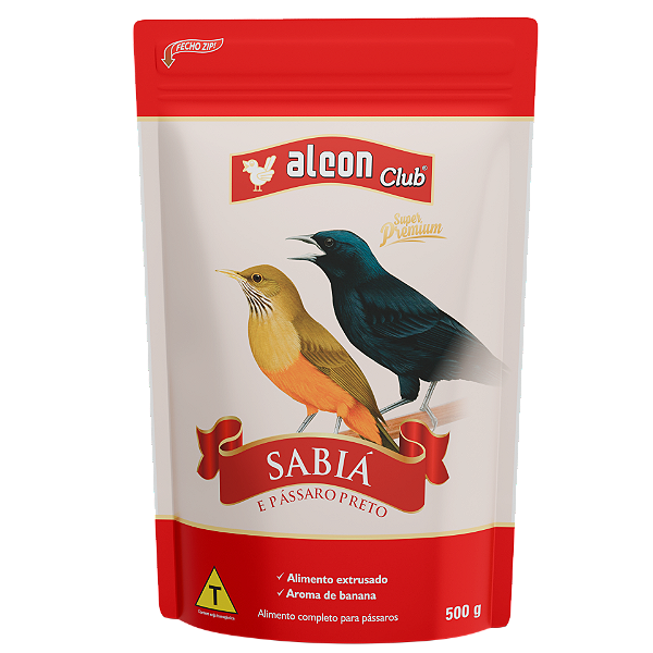 ALCON CLUB SABIÁ E PÁSSARO PRETO 500 g