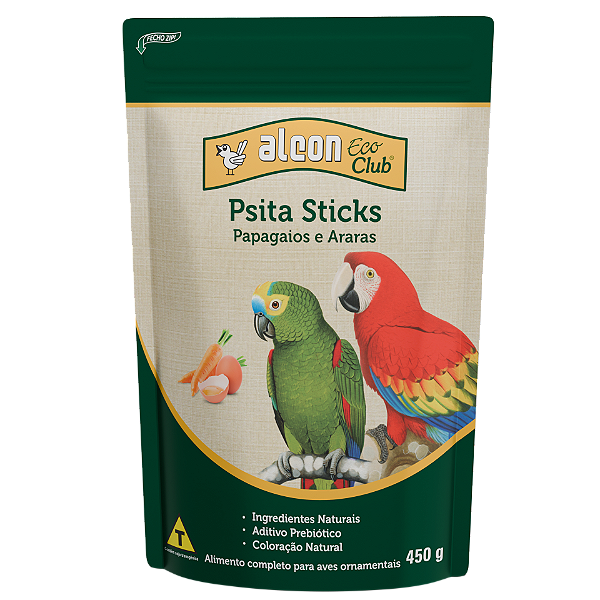 ALCON ECO CLUB PSITA STICKS 450g