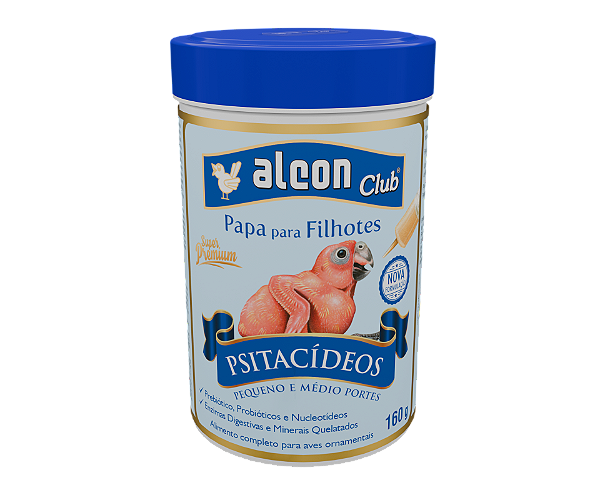 ALCON CLUB PAPA FILHOTES - PSITACÍDEOS 160 g