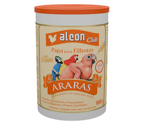 ALCON CLUB PAPA FILHOTES - ARARAS 600 G
