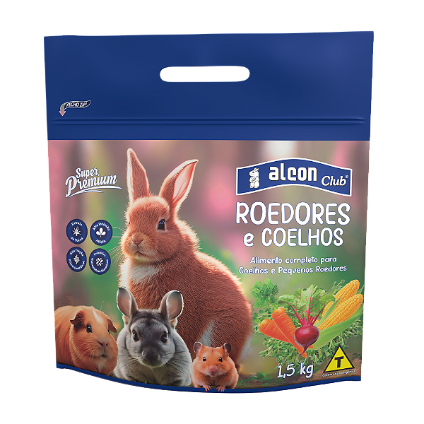 ALCON CLUB ROEDORES E COELHOS 1,5 Kg