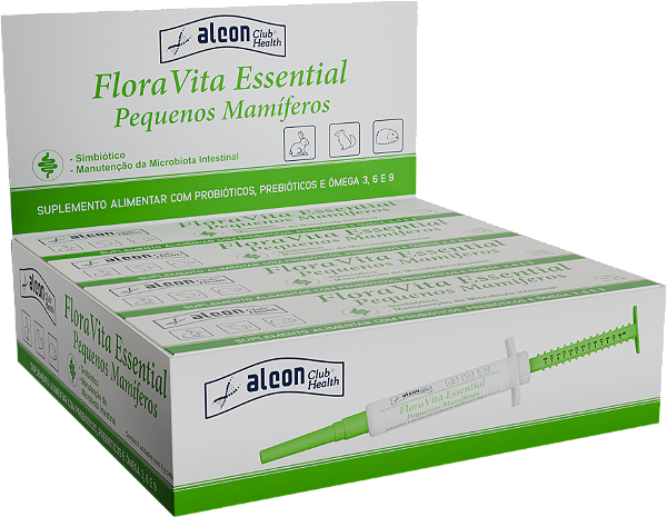 ALCON CLUB HEALTH FLORAVITA ESSENCIAL PEQUENOS MAMIFEROS 6 G (Cx.8 unid.)