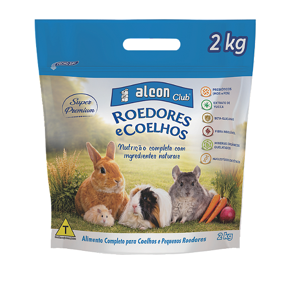 ALCON CLUB ROEDORES E COELHOS 2 Kg