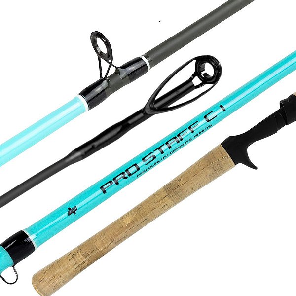 Vara Carbono Carretilha Pro Staff Acqua 1,80mts 17lbs Tucuna