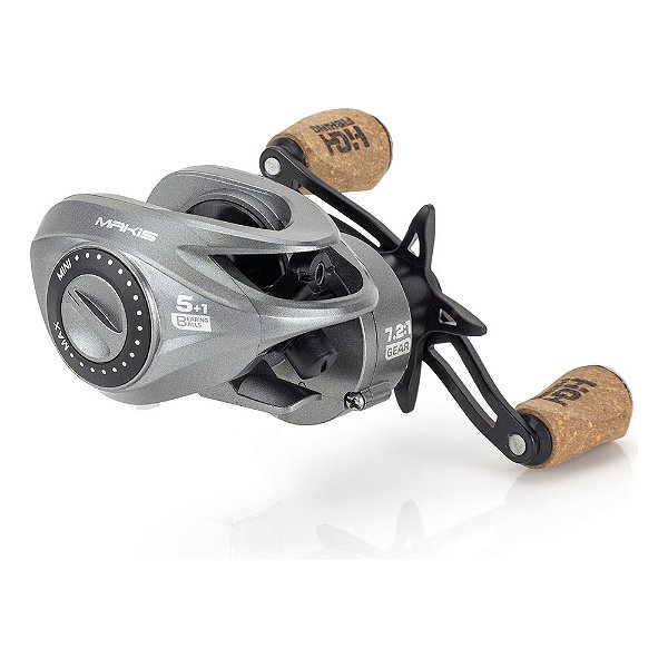 Carretilha Pesca Zaire 6 Rolamentos 9kg 7.2:1 Makis Fishing