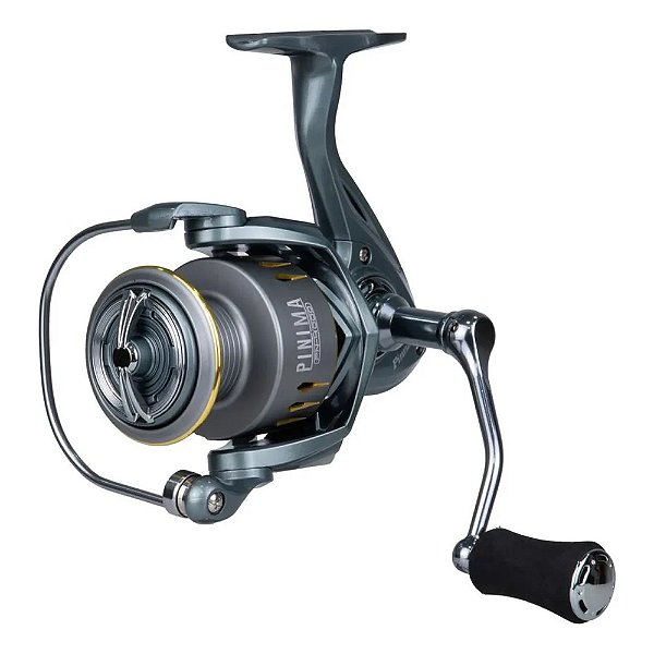 Molinete De Pesca Pinima 2000 Carretel Alumínio Drag 8kg 7r