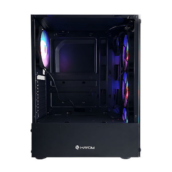 Gabinete Gamer Hayom Acabamento Vidro GB1749