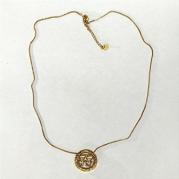 Colar com Pingente 2 Filhos