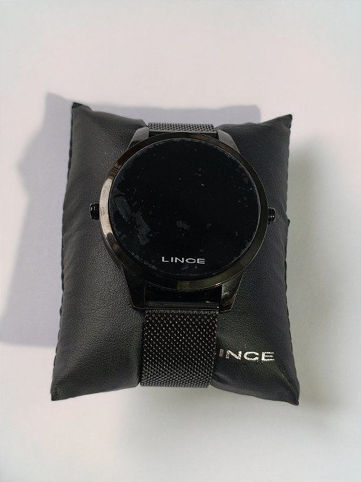 Relógio Digital Lince Preto Grande