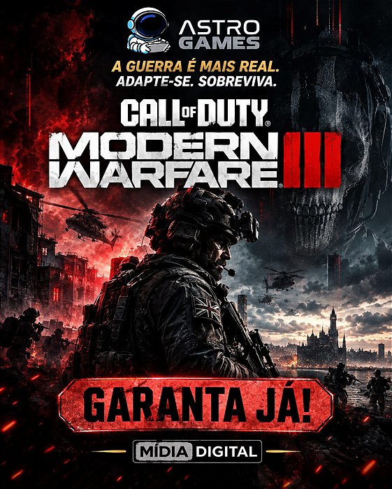 CALL OF DUTY MODERN WARFARE 3 (mw3) - PS4 - MÍDIA DIGITAL