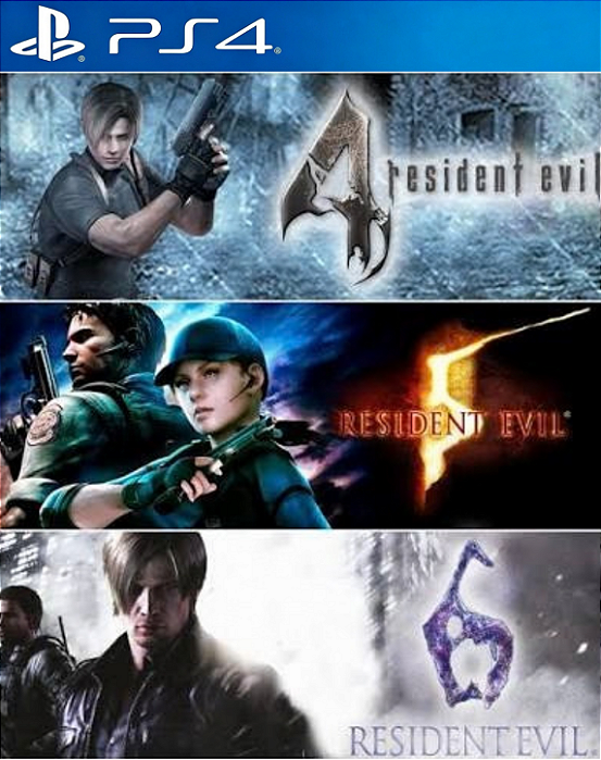 RESIDENT EVIL TRIPLE PACK - PS4 - MÍDIA DIGITAL