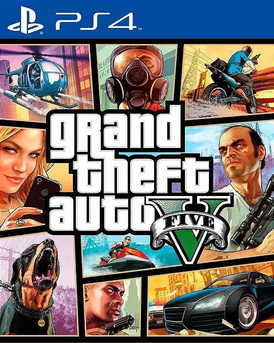 GRAND THEFT AUTO (GTA) V - PS4 - MÍDIA DIGITAL