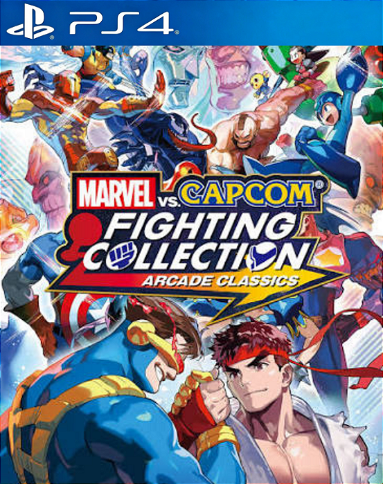 MARVEL VS CAPCOM FIGHTING COLLECTION: ARCADE CLASSICS- PS4 - MÍDIA DIGITAL