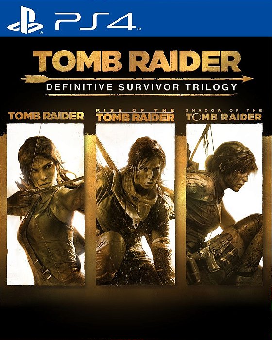 TOMB RAIDER: DEFINITIVE SURVIVOR TRILOGY - PS4 - MIDIA DIGITAL