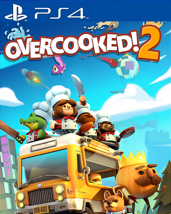 OVERCOOKED 2 - PS4 - MÍDIA DIGITAL