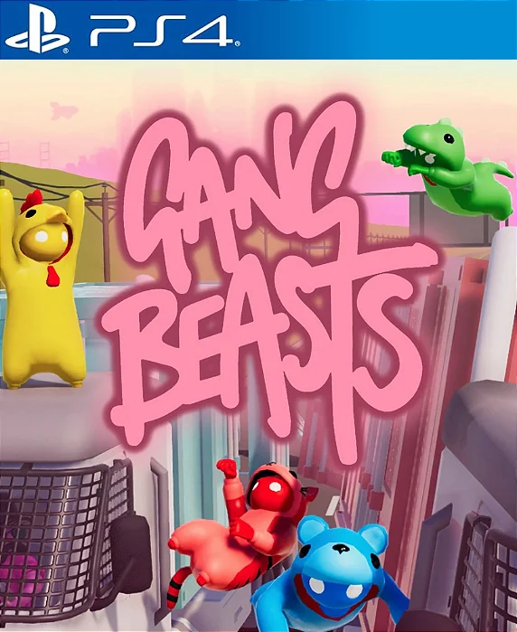 GANG BEASTS - PS4 - MÍDIA DIGITAL