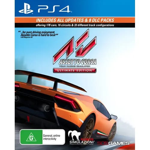 ASSETTO CORSA ULTIMATE EDITION - PS4 - MIDIA DIGITAL