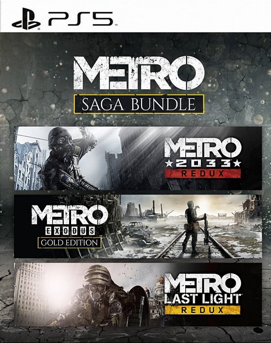 CONJUNTO METRO SAGA - PS5 - MIDIA DIGITAL