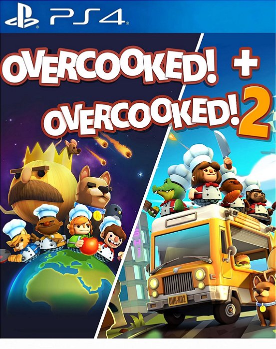 PACOTE OVERCOOKED! + OVERCOOKED! 2 - PS4 - MIDIA DIGITAL