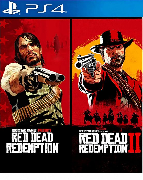BUNDLE RED DEAD REDEMPTION + RED DEAD REDEMPTION 2 - PS4 - MIDIA DIGITAL