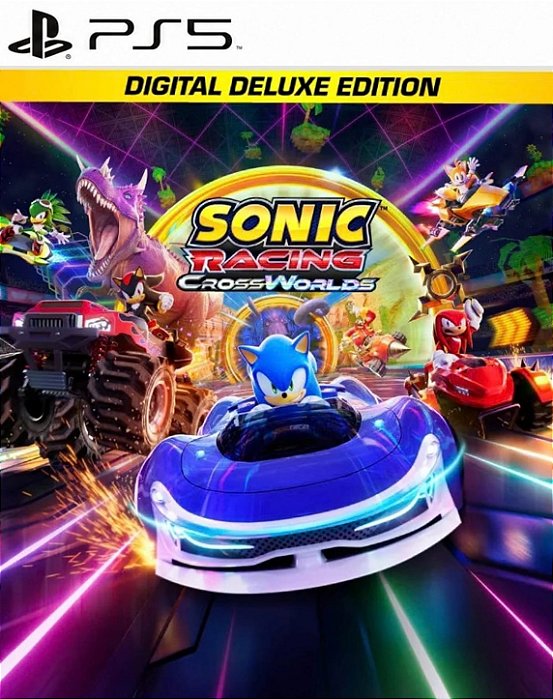 SONIC RACING: CROSSWORLDS: EDIÇÃO DIGITAL DELUXE - PS5 - MIDIA DIGITAL