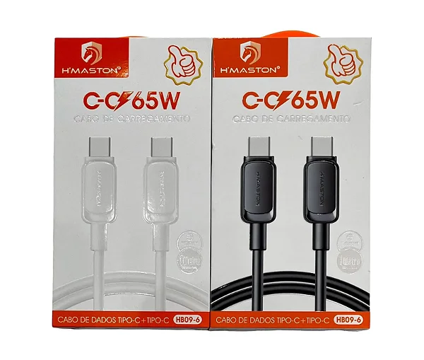 CABO CELULAR TIPO C TIPO C H'MASTON CC65W 2M HB17-CC