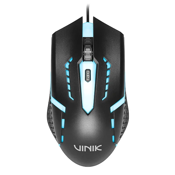 MOUSE GAMER VINIK NORKES 1500DPI RGB - MGNKRGB