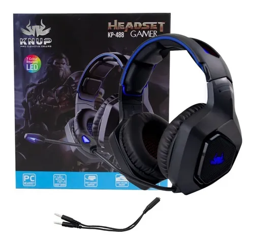 HEADSET GAMER KNUP KP-488