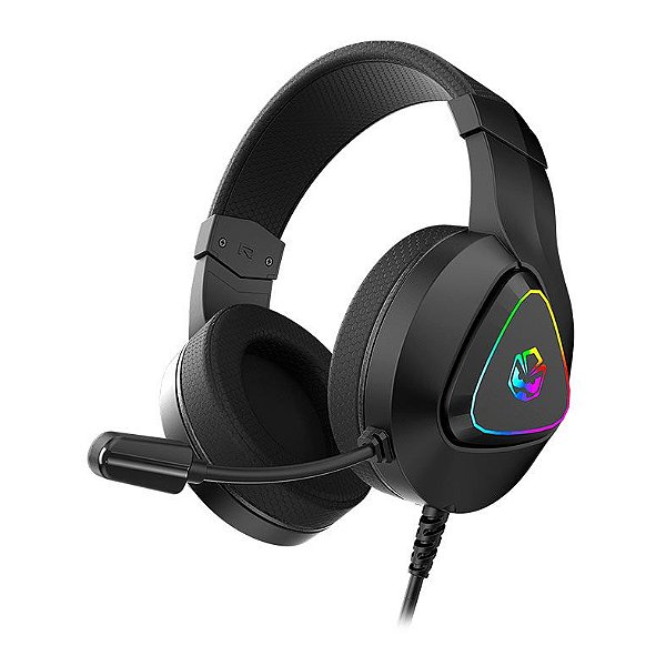 HEADSET GAMER DEFFY BLACK VULCAN RGB PCYES