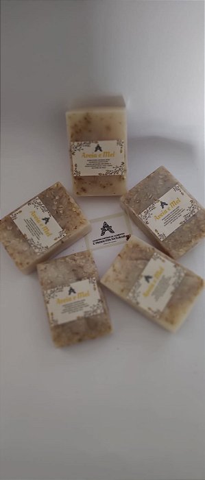 Sabonete Artesanal de Aveia e Mel - 105 gr