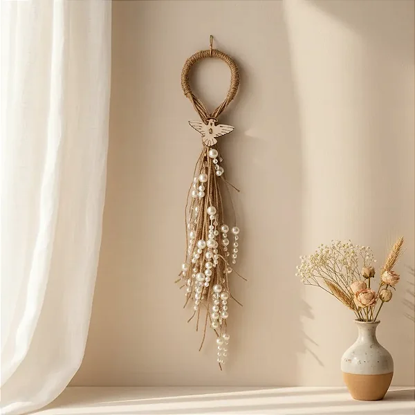 Adorno de Porta Escapulário Divino Espirito Santo 40 cm