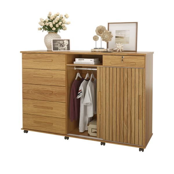 Cômoda Max 1,76 Freijo com ripado