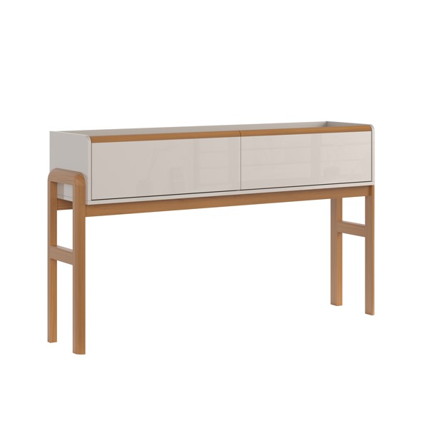 APARADOR ELEGANCE 1,43 OFF WHITE/JEQUITIBA