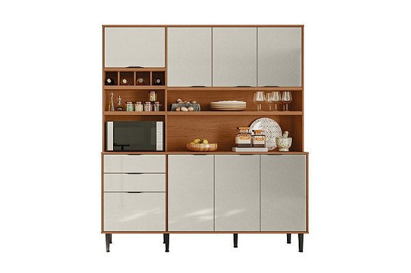 KIT COZINHA VIENA 1,80 JEQUITIBA/AREIA