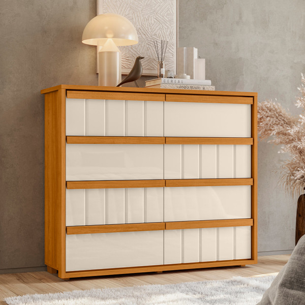 CÔMODA TARSILA CINAMOMO/OFF WHITE